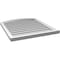 Ekena Millwork Arch Top Surface Mount PVC Gable Vent w/ 2"W x 2"P Brickmould Sill Frame, 30"W x 32"H GVPAR30X3203SN - alternate 4